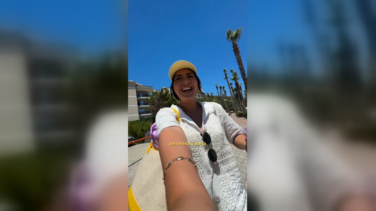 Karol Barbosa com a frase na tela: será que a gente fez a coisa certa?