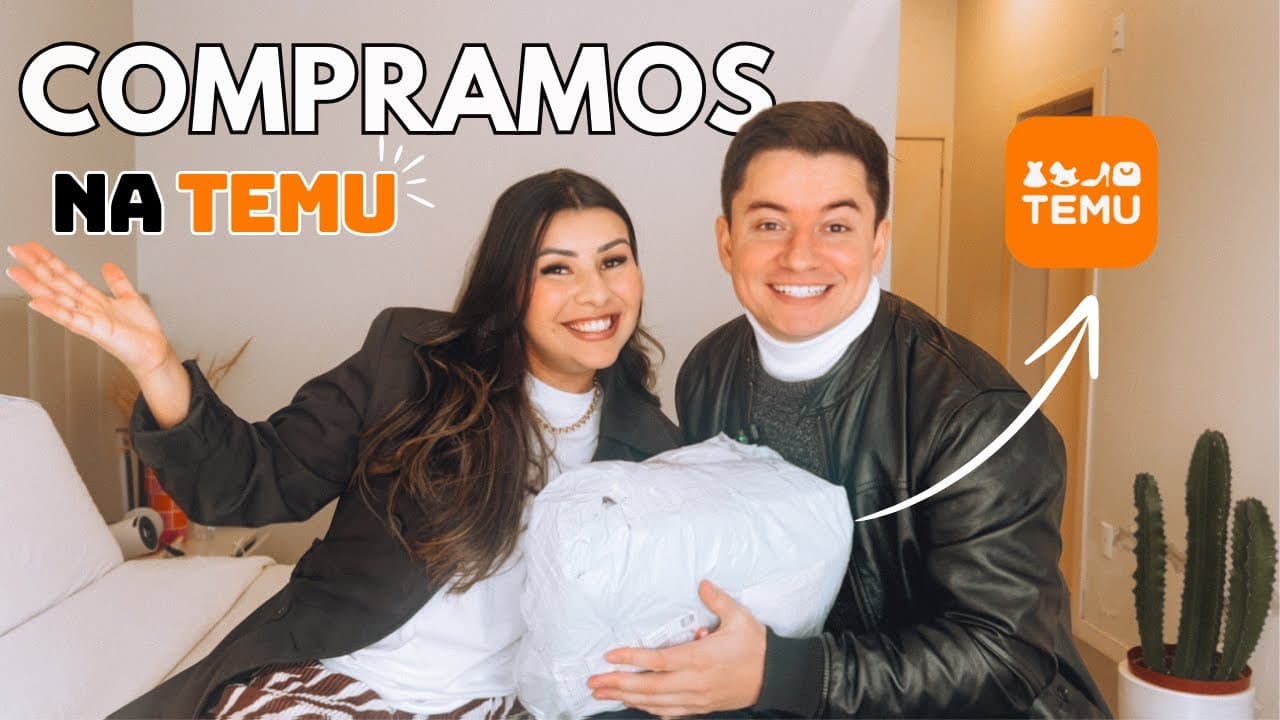 COMPREI NA TEMU | NOVA CONCORRENTE DA SHEIN, SHOPEE E ALIEXPRESS